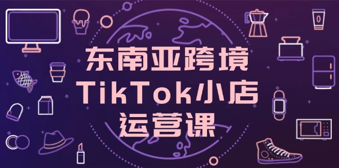 东南亚跨境TikTok小店运营课，掌握店铺设置与流量转化核心技巧-余宽网创