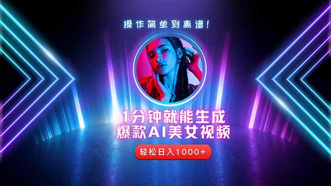 2025年最强副业：用AI做短视频，从零开始打造爆款账号！-余宽网创