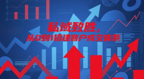 私域致胜，从0到1搭建客户成交体系-余宽网创