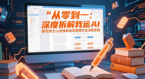 从零到一：深度拆解我运用AI撰写爽文小说挣取首笔稿费的全流程思路-余宽网创