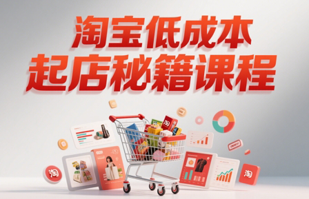 子枫老师·淘宝低成本起店系统课-站源网