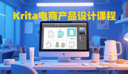 大梦老师·Krita电商产品设计课程-站源网
