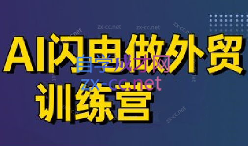 大卫·AI闪电做外贸训练营(更新5月)-站源网