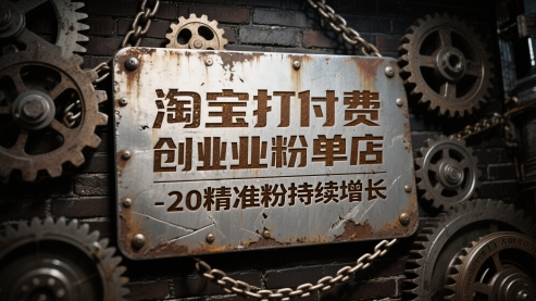 淘宝打付费创业粉单店每天稳定10-20精准粉持续增长【揭秘】-站源网