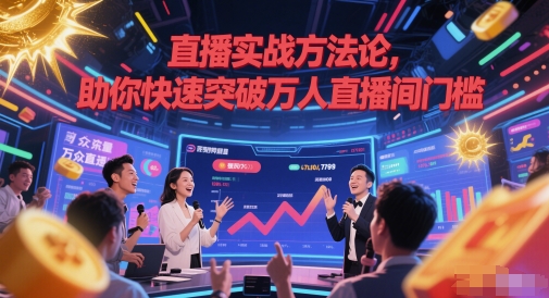 直播实战方法论，助你快速突破万人直播间门槛-站源网