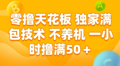 零撸天花板，独家满包技术 不养机 一小时撸满50+【揭秘】引流获客-私域-网赚项目-副业赚钱-互联网创业-资源整合星途社