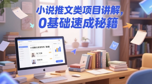 小说推文类项目讲解，0 基础速成秘籍-梵摄网创