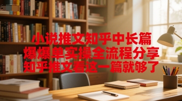 小说推文知乎中长篇爆单实操全流程分享，知乎推文看这一篇就够了-梵摄网创