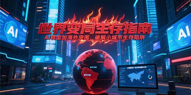付费文章《世界变局生存指南，AI转型加海外突围，破解小城市生存陷阱》-梵摄网创