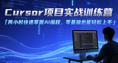 Cursor项目实战训练营，两小时快速掌握AI编程，零基础也能轻松上手-余宽网创