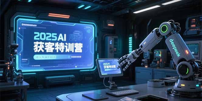 2025AI获客特训营，AI图文视频全制作，deepseek工具实操教学-余宽网创