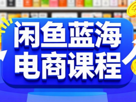 闲鱼蓝海电商课程-余宽网创