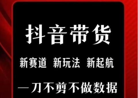 抖音短视频一刀不剪带货，不剪辑，不直播，每天发个视频，等着出单获取带货佣金-余宽网创