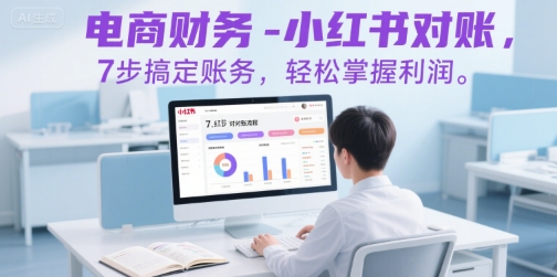 电商财务-小红书对账，7步搞定账务，轻松掌握利润-佐思网 - 免费PHP网站源码模板插件软件网课资源分享平台！