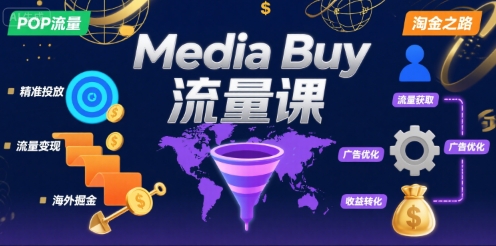 Media Buy之POP流量课，带你开启海外Media Buy淘金之路-佐思网 - 免费PHP网站源码模板插件软件网课资源分享平台！