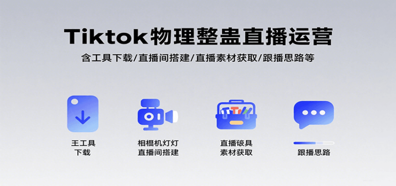 Tiktok物理整蛊直播运营,包含工具下载/直播间搭建/直播素材获取/跟播思路等-余宽网创