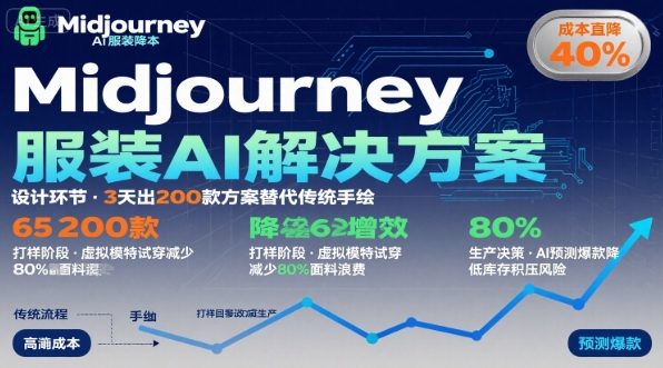 AI在服装领域的运用，使用midjourney做服装辅助企业降低成本-佐思网 - 免费PHP网站源码模板插件软件网课资源分享平台！