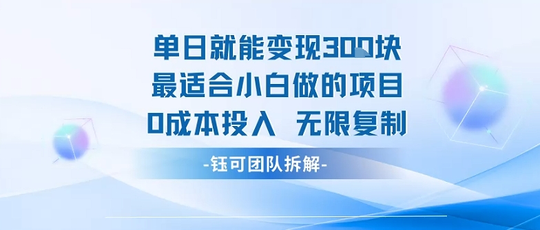 单日就能变现3张最适合小白做的项目0成本投入 无限复制-佐思网 - 免费PHP网站源码模板插件软件网课资源分享平台！