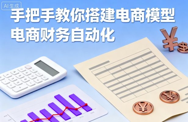 手把手教你搭建电商模型-电商财务自动化-余宽网创