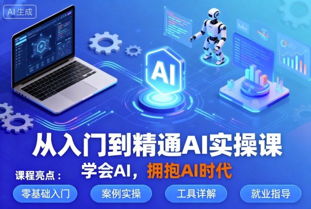 从入门到精通AI实操课，学会AI，拥抱AI时代-余宽网创