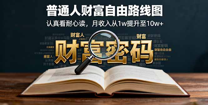 某付费文：普通人财富自由路线图，认真看耐心读，月收入从1w提升至10w+-佐思资源网下载-专注于互联网平台分享平台