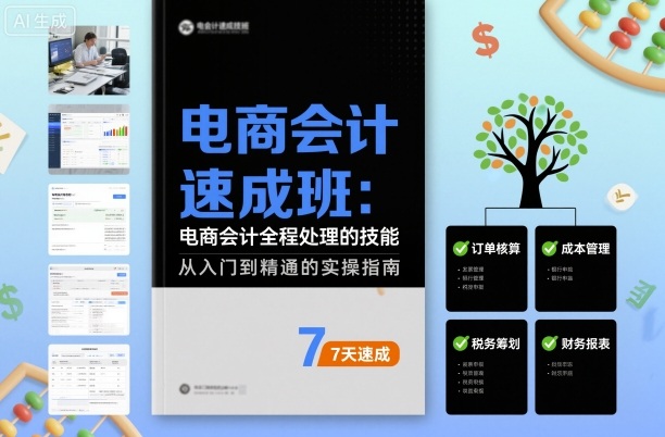 电商会计速成班，电商会计全程处理的技能-佐思资源网下载-专注于互联网平台分享平台