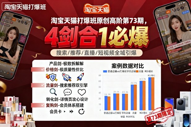 淘宝天猫打爆班原创高阶第73期，4剑合1必爆-佐思资源网下载-专注于互联网平台分享平台