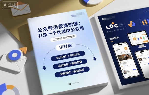 公众号运营高阶课，打造一个优质IP公众号-佐思资源网下载-专注于互联网平台分享平台