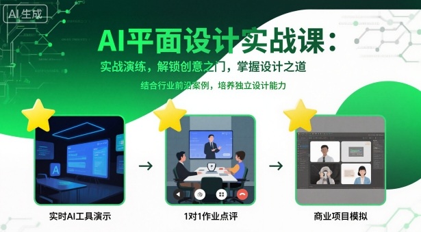 AI平面设计实战课，实战演练，解锁创意之门，掌握设计之道-佐思资源网下载-专注于互联网平台分享平台