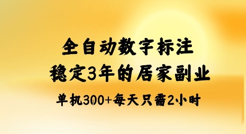 全自动数字标注，稳定3年的蓝海项目，居家也能矩阵开干的副业，单机日入3张+【揭秘】-佐思资源网下载-专注于互联网平台分享平台