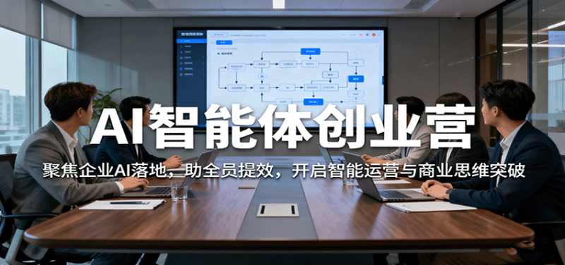 AI智能体创业营:聚焦企业AI落地,助全员提效,开启智能运营与商业思维突破-余宽网创