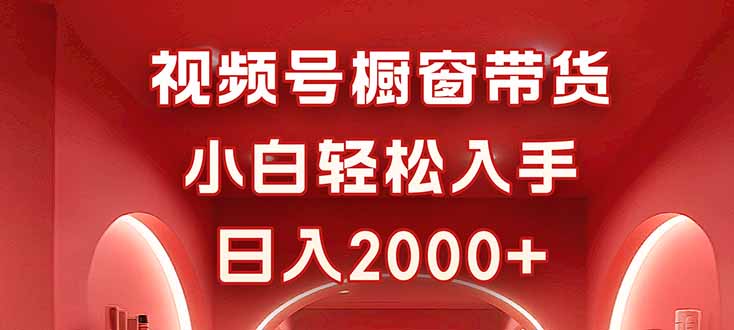 视频号橱窗带货，小白轻松入手，日入2000+-佐思资源网下载-专注于互联网平台分享平台