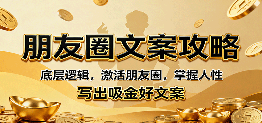朋友圈文案攻略：底层逻辑，激活朋友圈，掌握人性，写出吸金好文案-佐思资源网下载-专注于互联网平台分享平台