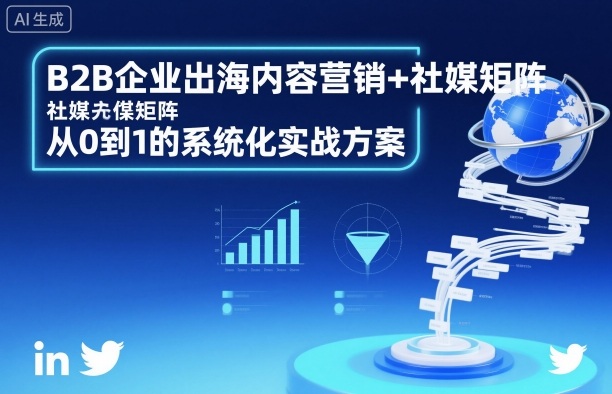 B2B企业出海内容营销+社媒矩阵，从0到1的系统化实战方案-佐思资源网下载-专注于互联网平台分享平台