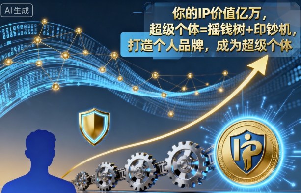 你的IP价值亿万，超级个体=摇钱树+印钞机，打造个人品牌，成为超级个体-佐思资源网下载-专注于互联网平台分享平台
