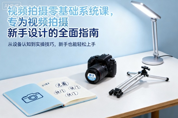 视频拍摄零基础系统课，专为视频拍摄新手设计的全面指南-佐思资源网下载-专注于互联网平台分享平台