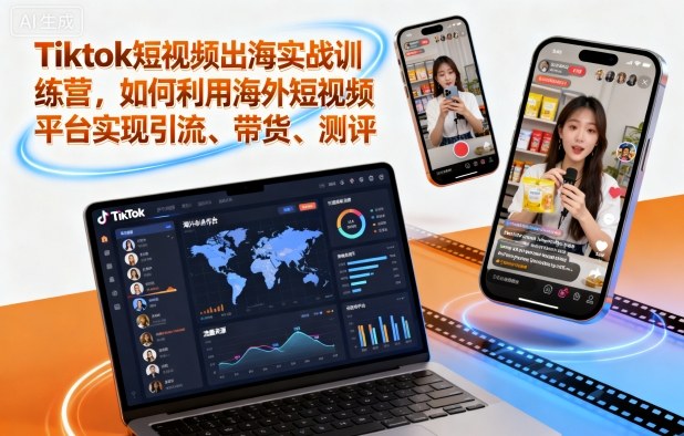 Tiktok短视频出海实战训练营，如何利用海外短视频平台实现引流、带货、测评-佐思资源网下载-专注于互联网平台分享平台