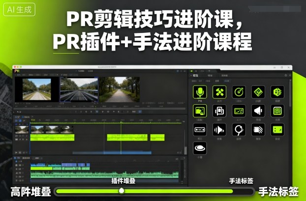 https://wc.yk520.top/wp-content/uploads/2025/10/20251024021145-68fae061bb328.jpeg PR剪辑技巧进阶课,PR插件+手法进阶课程