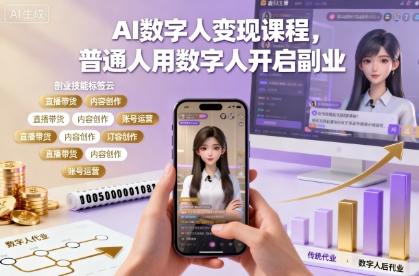 https://wc.yk520.top/wp-content/uploads/2025/10/20251024042027-68fafe8b5d7ed.jpeg AI数字人变现课程,普通人用数字人开启副业
