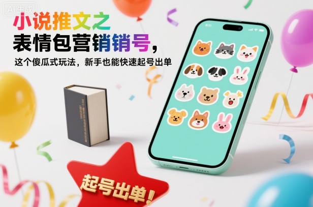 小说推文之表情包营销号,这个傻瓜式玩法,新手也能快速起号出单-白蛇网赚-佐思资源网下载-专注于互联网平台分享平台