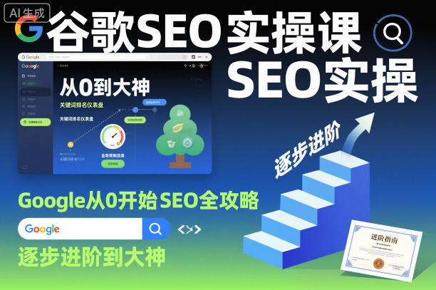 谷歌SEO实操课，Google从0开始SEO全攻略，逐步进阶到大神-白蛇网赚-佐思资源网下载-专注于互联网平台分享平台