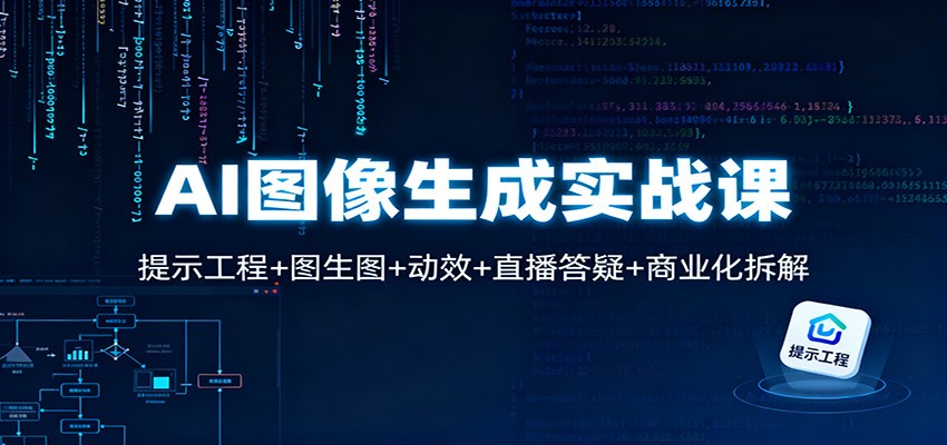 AI图像生成实战课：提示工程+图生图+动效+直播答疑+商业化拆解-白蛇网赚-佐思资源网下载-专注于互联网平台分享平台