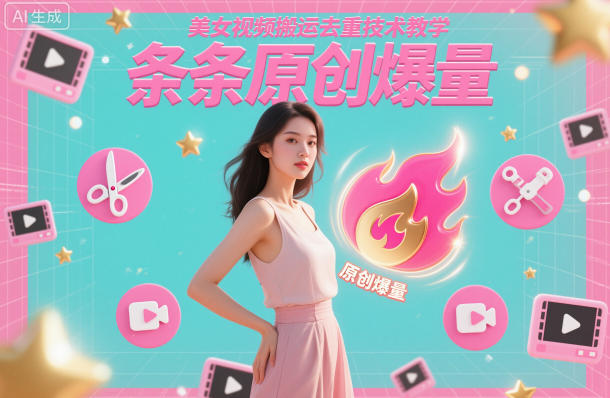 美女视频搬运去重技术教学，条条原创爆量-白蛇网赚-佐思资源网下载-专注于互联网平台分享平台