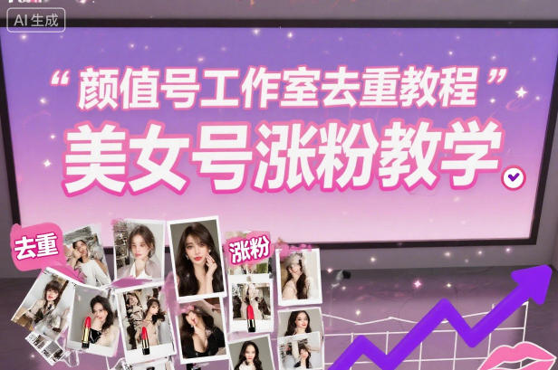 颜值号工作室去重教程，美女号涨粉教学-白蛇网赚-佐思资源网下载-专注于互联网平台分享平台