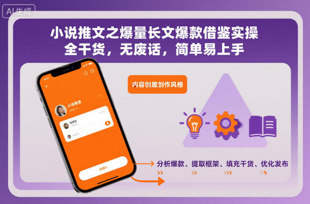 小说推文之爆量长文爆款借鉴实操，全干货，无废话，简单易上手-白蛇网赚-佐思资源网下载-专注于互联网平台分享平台