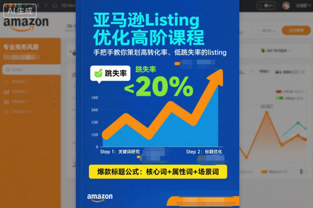 亚马逊Listing优化高阶课程，手把手教你策划高转化率、低跳失率的listing-白蛇网赚-佐思资源网下载-专注于互联网平台分享平台