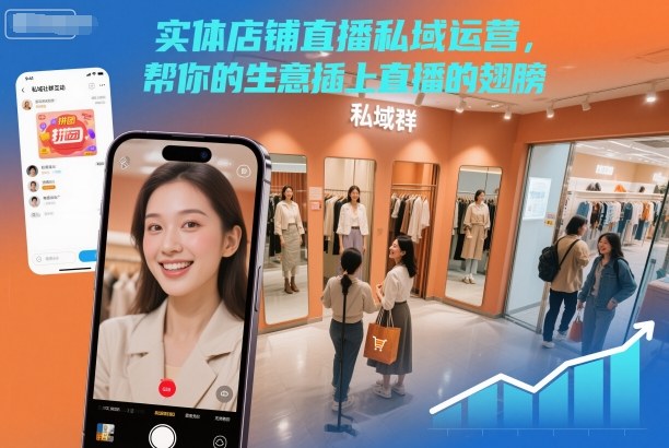 实体店铺直播私域运营，帮你的生意插上直播的翅膀-白蛇网赚-佐思资源网下载-专注于互联网平台分享平台