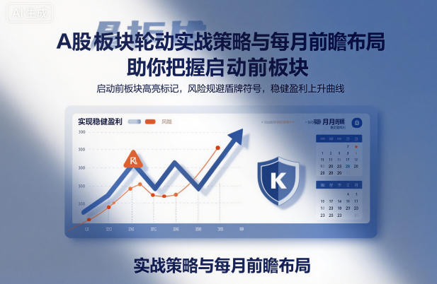 A股板块轮动实战策略与每月前瞻布局,助你把握启动前板块,规避风险,实现稳健盈利-白蛇网赚-余宽网创