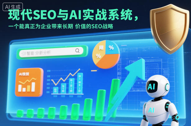 现代SEO与AI实战系统,一个能真正为企业带来长期价值的SEO战略(英语+中文字幕)-白蛇网赚-余宽网创