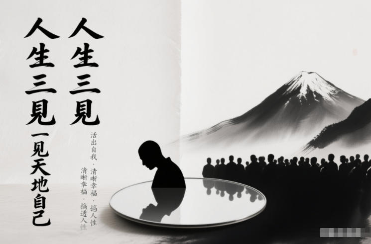 人生三见一见天地见众生见自己，活出自我拥有清晰幸福人生，搞透人性-白蛇网赚-